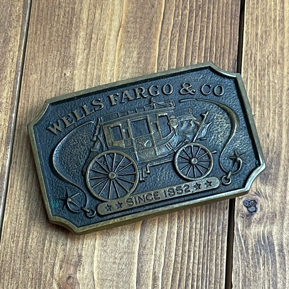Vintage Wells Fargo Belt Buckle